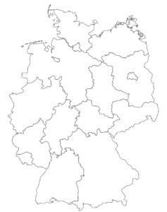 Deutschlandkarte klein